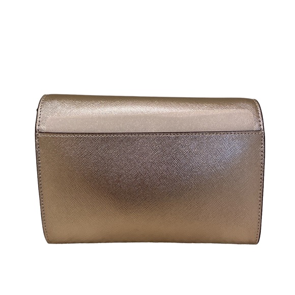 BRAND NEW Tory Burch Robinson Metallic Chain Wallet - Picture 4 of 6